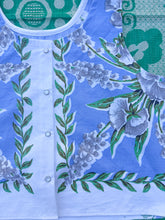 Load image into Gallery viewer, One-of-a-Kind: Hollyhock Vintage Tablecloth Pearl Snap Tank (M)
