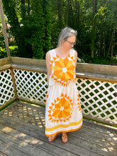 Load image into Gallery viewer, One-of-a-Kind: Sunburst Quilt Top Turnaround Tank (M/L)