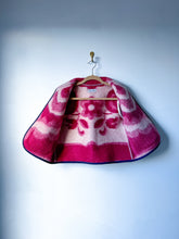 Load image into Gallery viewer, One-of-a-Kind: Ukrainian Floral Wool Blanket Colorblock Cropped Vest (XS-S)