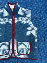 Load image into Gallery viewer, One-of-a-Kind: Sapphire Floral Vintage Blanket Vest (XS-M)