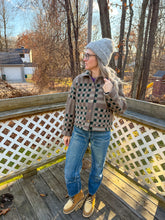 Load image into Gallery viewer, One-of-a-Kind: Vintage Plaid Wool Blanket Field Jacket (S)