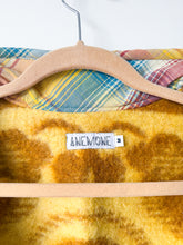 Load image into Gallery viewer, One-of-a-Kind: Ochre Floral Ukrainian Blanket Flora Jacket (M)