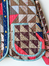 Load image into Gallery viewer, One-of-a-Kind: 19th Century Windmill Flora Jacket (S)