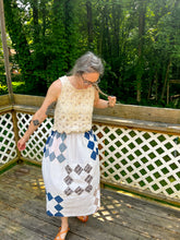 Load image into Gallery viewer, One-of-a-Kind: Chimney Sweep Quilt Top Skirt (flexible sizing)