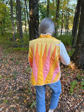 Load image into Gallery viewer, One-of-a-Kind: Sunburst Quilt Vest (L/XL)
