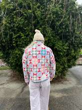 Load image into Gallery viewer, One-of-a-Kind: Uncle Sam’s Hourglass Flora Jacket (S)