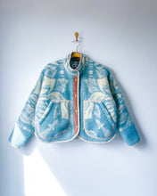 Load image into Gallery viewer, One-of-a-Kind: Golden Dawn Wool Blanket Flora Jacket (S)