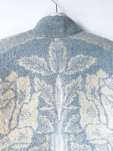 Load image into Gallery viewer, One-of-a-Kind: Orr Health Blue Wool Blanket Flora Jacket (M)
