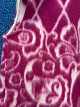 Load image into Gallery viewer, One-of-a-Kind: Fucshia Floral Vintage Blanket Vest (XS-M)