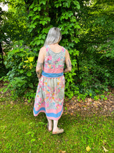 Load image into Gallery viewer, One-of-a-Kind: Ocean Waves Quilt Top Skirt (flexible sizing)