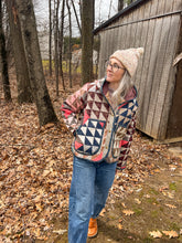 Load image into Gallery viewer, One-of-a-Kind: 19th Century Windmill Hooded Flora Jacket (M)