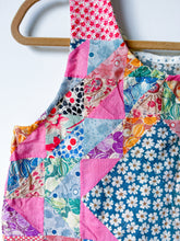 Load image into Gallery viewer, One-of-a-Kind: Ocean Waves Quilt Top Turnaround Tank (S)