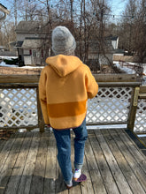 Load image into Gallery viewer, One-of-a-Kind: Hudson Bay Wool Blanket Hooded Flora Jacket (L)