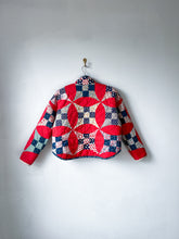 Load image into Gallery viewer, One-of-a-Kind: Glorified Nine Patch Flora Jacket (XS)