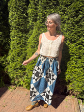 Load image into Gallery viewer, One-of-a-Kind: Aunt Eliza’s Star Quilt Top Skirt (S)