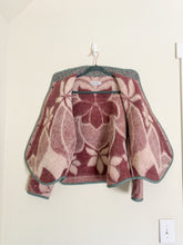 Load image into Gallery viewer, One-of-a-Kind: Dusty Mauve Ukrainian Blanket Flora Jacket (S)