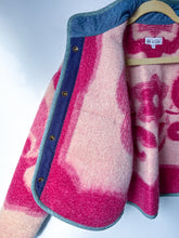Load image into Gallery viewer, One-of-a-Kind: Ukrainian Floral Wool Blanket Flora Jacket (XS)