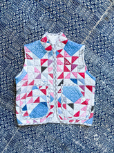 Load image into Gallery viewer, One-of-a-Kind: Ocean Waves Quilt Vest (XS-M)