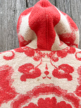 Load image into Gallery viewer, One-of-a-Kind: Cherry Floral Ukrainian Blanket Flora Jacket (S)