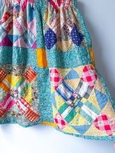 Load image into Gallery viewer, One-of-a-Kind: ‘Alice’s Favorite’ variation Quilt Top Skirt (flexible sizing)