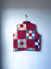 Load image into Gallery viewer, One-of-a-Kind: Nine Patch Quilt Vest (L/XL)