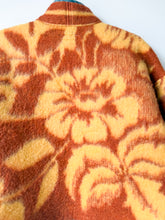 Load image into Gallery viewer, One-of-a-Kind: Chestnut Fall Florals Ukrainian Blanket Flora Jacket (S)