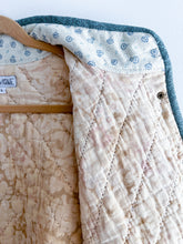 Load image into Gallery viewer, One-of-a-Kind: Half Square Triangle Flora Jacket (L)