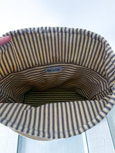 Load image into Gallery viewer, One-of-a-Kind: Rolling Log Project Bag (with detachable strap)