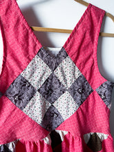 Load image into Gallery viewer, One-of-a-Kind: 1800s Nine Patch Turnaround Dress (M)