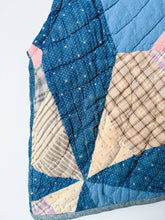 Load image into Gallery viewer, One-of-a-Kind: Indigo Dot Rocky Road to Kansas Vest (XS/S)