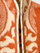Load image into Gallery viewer, One-of-a-Kind: Copper Floral Ukrainian Blanket Vest (XS-M)