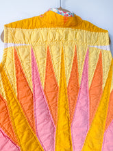 Load image into Gallery viewer, One-of-a-Kind: Sunburst Quilt Vest (L/XL)