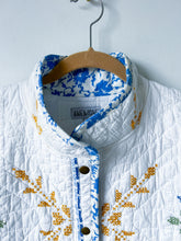 Load image into Gallery viewer, One-of-a-Kind: Cross-stitch Embroidery Flora Jacket (L)
