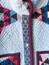 Load image into Gallery viewer, One-of-a-Kind: Pine Burr Nine Patch Flora Jacket (S)