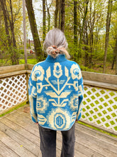 Load image into Gallery viewer, One-of-a-Kind: Folk Floral Ukrainian Blanket Flora Jacket (M)