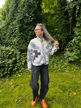 Load image into Gallery viewer, One-of-a-Kind: Indigo Chimney Sweep Flora Jacket (S)