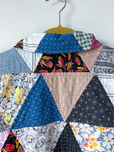 Load image into Gallery viewer, One-of-a-Kind: Triangle Block Cropped Chore Coat (L)