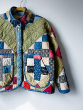 Load image into Gallery viewer, One-of-a-Kind: Washington Sidewalk Flora Jacket (M)