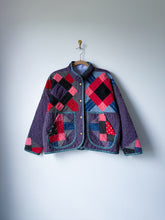Load image into Gallery viewer, One-of-a-Kind: Lattice and Square Flora Jacket (M)