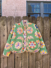 Load image into Gallery viewer, One-of-a-Kind: Grandmother's Flower Garden Flora Jacket (S)