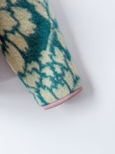 Load image into Gallery viewer, One-of-a-Kind: Turquoise Floral Ukrainian Blanket Flora Jacket (M)