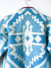 Load image into Gallery viewer, One-of-a-Kind: Ukrainian Geometric Blanket Flora Jacket (S)