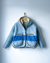 Load image into Gallery viewer, One-of-a-Kind: Early's Witney Point Wool Blanket Hooded Flora Jacket (L)