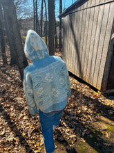 Load image into Gallery viewer, One-of-a-Kind: Golden Dawn Wool Blanket Hooded Flora Jacket (M)