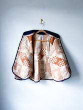 Load image into Gallery viewer, One-of-a-Kind: Vintage Mod Geometric Blanket Flora Jacket (L)