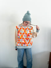 Load image into Gallery viewer, One-of-a-Kind: Hexagonal Star French Terry Pullover (XL)