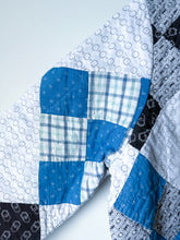 Load image into Gallery viewer, One-of-a-Kind: Overdyed Broken Star Quilt Pullover (L)