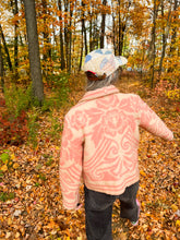 Load image into Gallery viewer, One-of-a-Kind: Floral Wool Blanket Cropped Chore Coat (M)