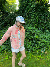Load image into Gallery viewer, One-of-a-Kind: Overdyed Four Patch Flora Jacket (M)