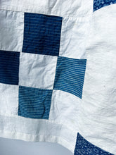 Load image into Gallery viewer, One-of-a-Kind: Indigo Nine Patch Turnaround Dress (S)